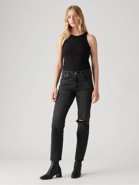 Levi’s Wedgie Straight Button Fly Jeans